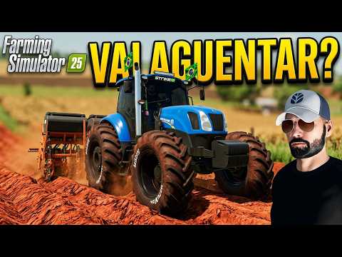 Breaking in my NEW T6 in Farming Simulator 25! Putting the tractors to heavy work