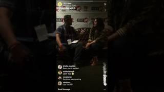 Demi Lovato on 1037theQ Instagram Live