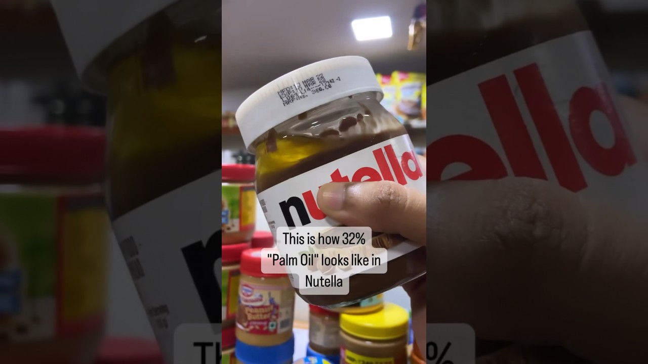 This is what two months of expired Nutella looks like nutella 