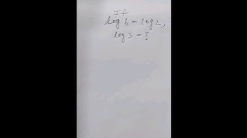 Log6=log2,then log3=?