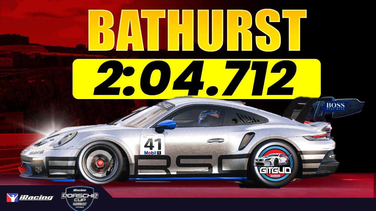 Руководство по трассе iRacing Porsche Cup Bathurst Mount Panorama — 2:04.706