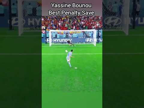 Yassine Bounou Good Save Penalty Shootout 
