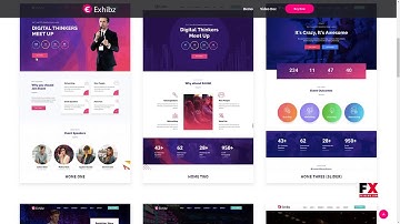 Exhibz - Conference Event WordPress Theme      Harry Harvey