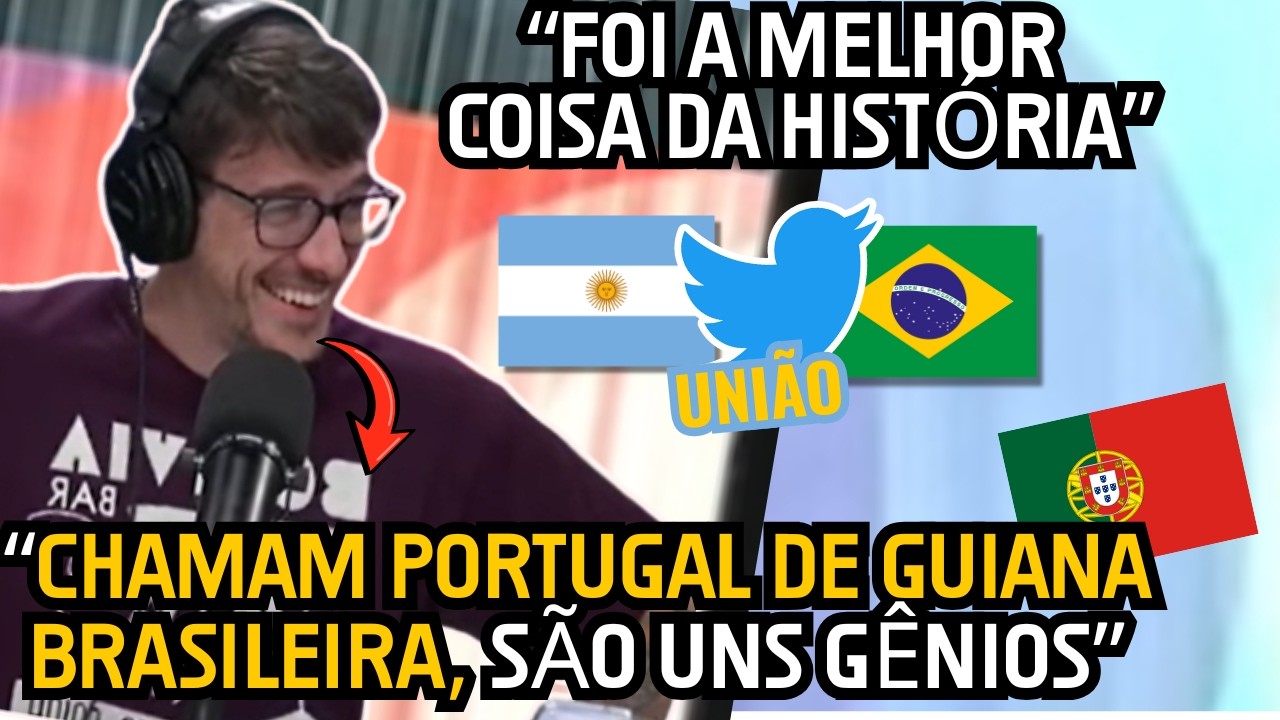 ARGENTINOS FORAM AO DELÍRIO COM UNIÃO BRASIL E ARGENTINA NO TWITTER E MEME PORTUGAL GUIANA BRASIEIRA