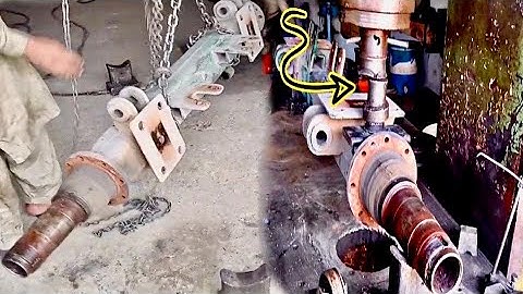 How to Repair Broken Axle of a Truck Trailer || Complete Process of Broken Axle Repairing.
