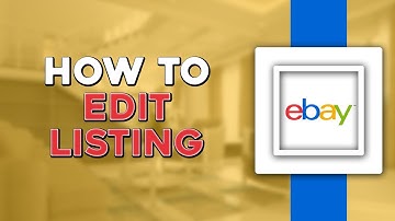 How To Edit Your Listing Before It Ends On eBay (Quick Tutorial)