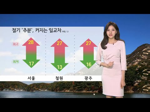 [Weather] Autumnal Equinox, daily temperature range widens… Light rain on east coast tomorrow / Y...
