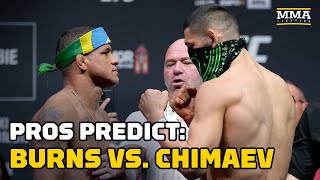 Pros Predict Khamzat Chimaev Vs. Gilbert Burns Ufc 273