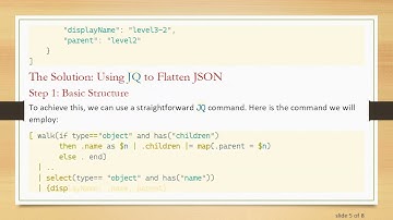 Flatten a Hierarchical JSON Array Using JQ
