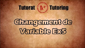 Calcul Intégral - Changement de Variable Ex5 - CEGEP au Québec