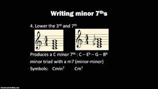 304 Writing 7th Chords