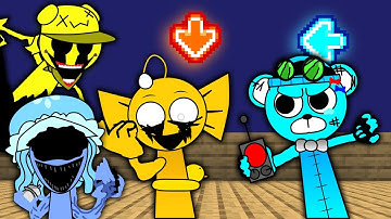 PIBBY INCREDIBOX SPRUNKI | FNF Character Test | Gameplay VS Playground