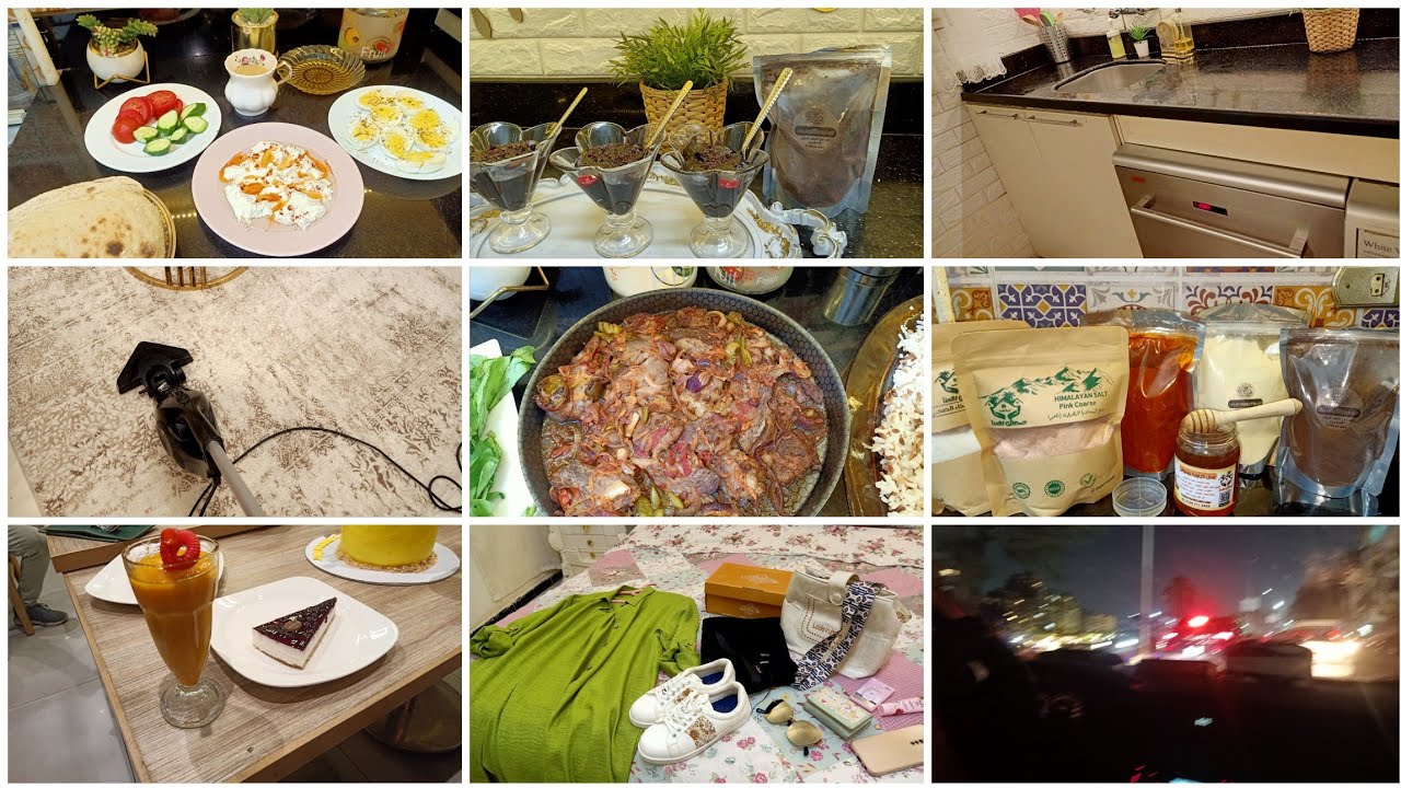 روتيني في تنظيف البيت بطريقة العشر دقائق 🧹🛋️ طريقة عمل لحمه الافراح وبودينج شوكليت 🍫 ومشتريات جديده👟