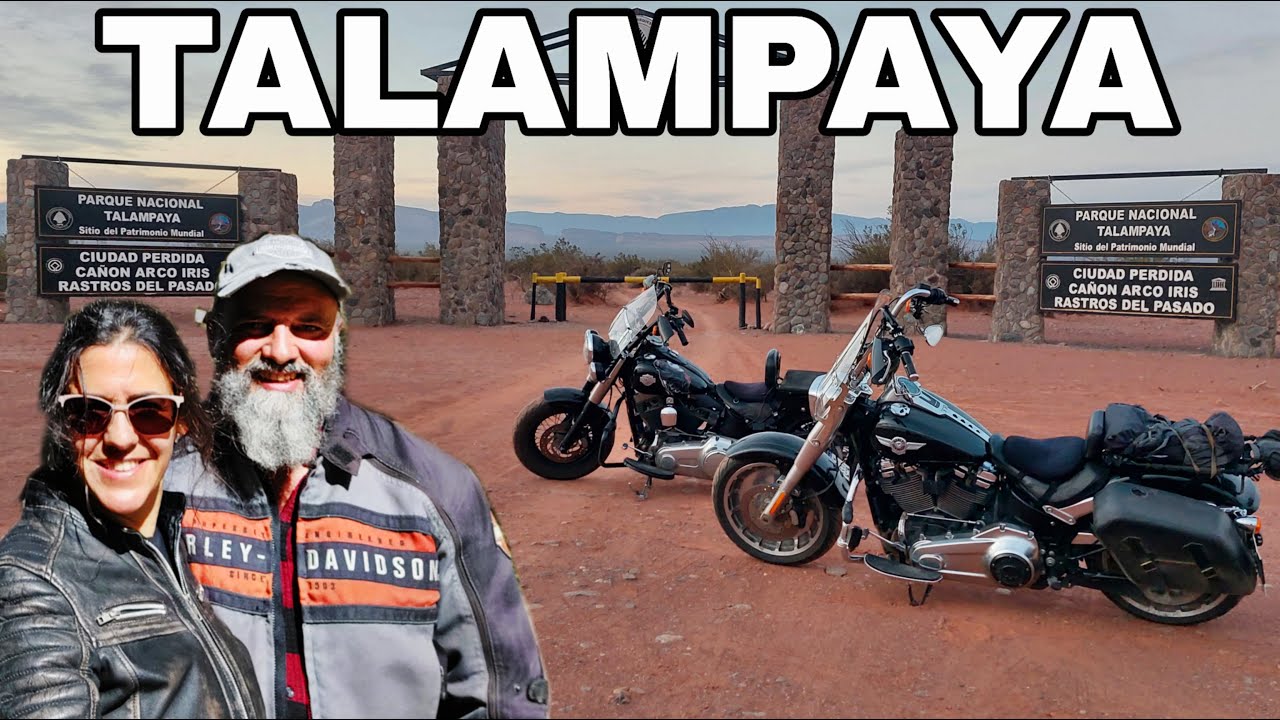TALAMPAYA CAÑON ARCOIRIS Y CIUDAD PERDIDA EN MOTO #viajarenmoto #harleydavidson #motovlog