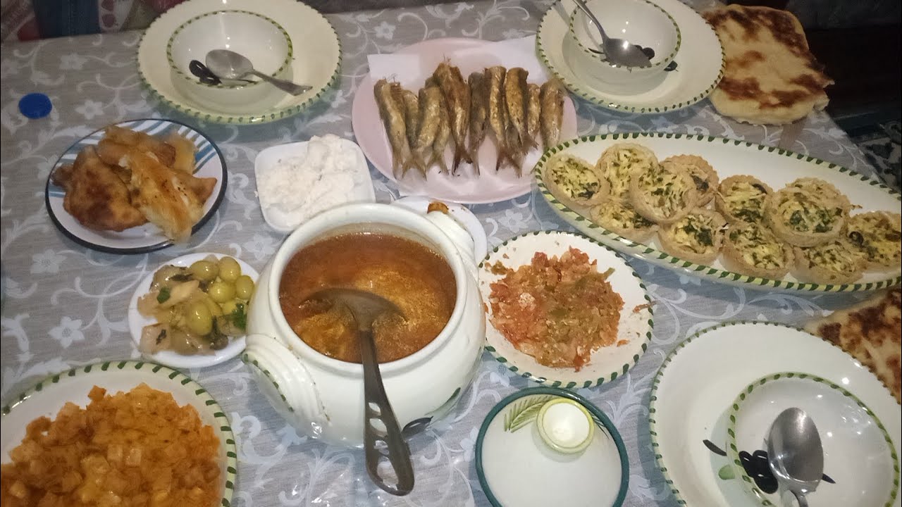 طاولة تاسع نهار في 🌙رمضان 🌙و قضية صغيرة من مرشي سنترال🫒👍🥰