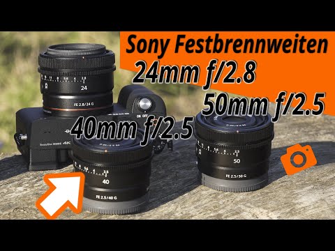 Mini G - Kleiner, leichter, Sony? "Mini" E-Mount Objektive 24mm, 40mm & 50mm im ersten Praxischeck!