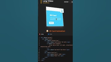 🔥 Mind-Blowing 3D Card Effect — PURE CSS! #sorts #css  #vaishalichaudharykhutail #ravikumarking