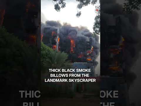 Khartoum Highrise On Fire As Fighting Intensifies In Sudan Subscribe To Firstpost
