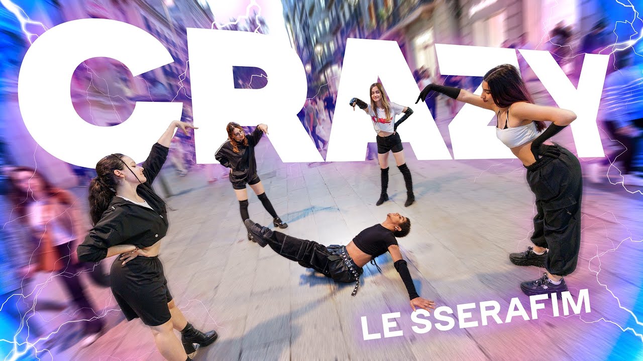 [K-POP IN PUBLIC | ONE TAKE IN SPAIN] LESSERAFIM 'CRAZY' Dance cover by Vision Crew