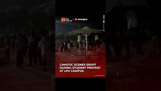 Chaotic Scenes Erupt During Student Protest at LPU Campus