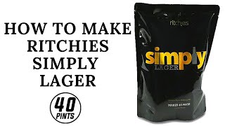 How to make Ritchies Simply Lager