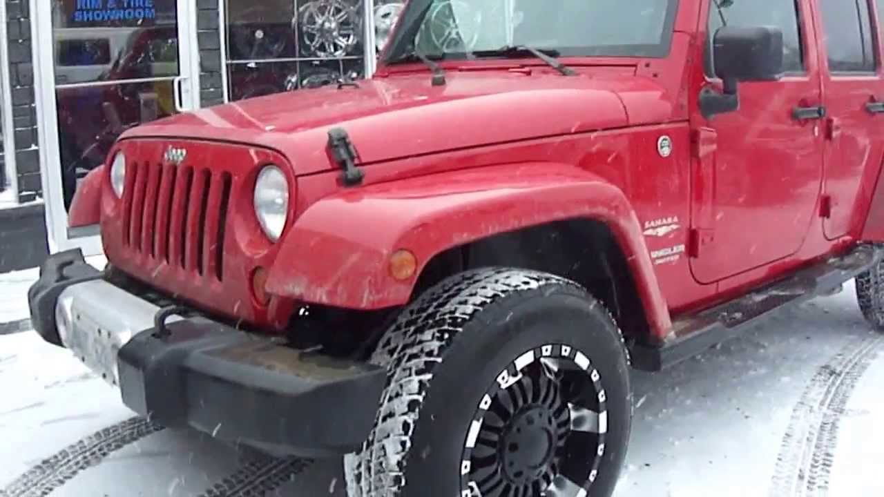 HILLYARD CUSTOM RIM&TIRE 2009 JEEP WRANGLER OFF ROAD 18 INCH RIMS YouTube