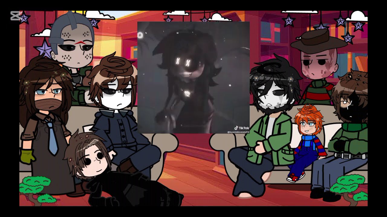 SLASHERS' react to Y/N as CYN {Murder drones}||short||part/1|| ( READ DESC)»