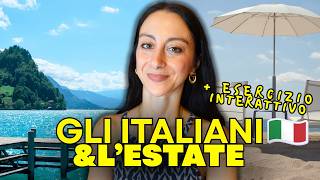 Gli italiani e l’estate | Esercizio interattivo di italiano per stranieri