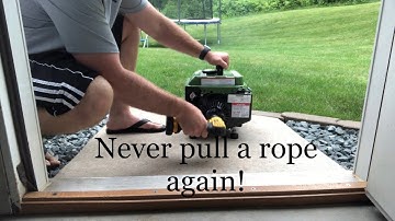 Convert a small engine to drill start!