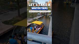 Ride down the Bricktown Canal in OKC #downtownokc  #familytravel #okcadventure # #exploreoklahoma
