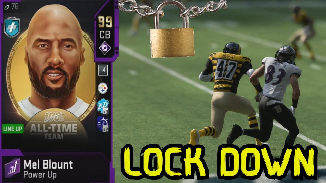 99 OVERALL MEL BLOUNT JOINS THE TEAM - PITTSBURGH STEELERS THEME TEAM - MADDEN 20 ULTIMATE TEAM