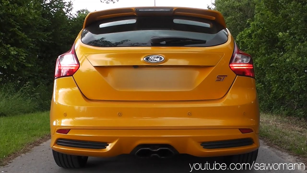 2013 Ford Focus ST 250 HP Launch Control, Engine Rev