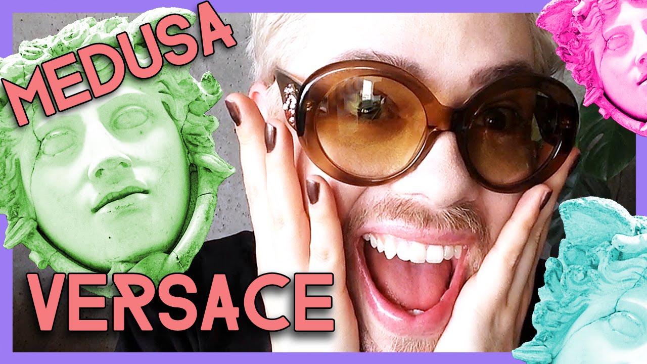小物 VERSACE archive sunglasses y2k Medusa Medusa Biggie Cat-Eye Sunglasses Black,Gold | VERSACE US