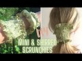 How to make MINI and SHIRRED SCRUNCHIES | DIY Satin SCRUNCHIE Tutorial | Didsbury Art Studio