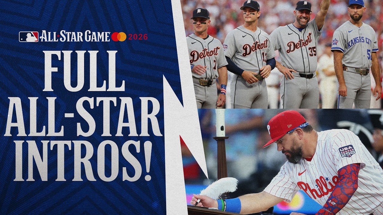 FULL 2026 All-Star Game Introductions! (2026 AL and NL All-Stars take the field in Philadelphia!) 🔔