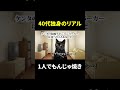 【猫ミーム】40代独身1人でもんじゃ焼き