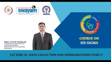 Lecture 18: Data Collection and Summarization (Part 1)