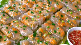 Cách Làm Mới Bánh Bột Lọc Không Cần Nhồi, Không Gói Lá Bánh Dẻo Trong Thơm Béo Ai Cũng Khen