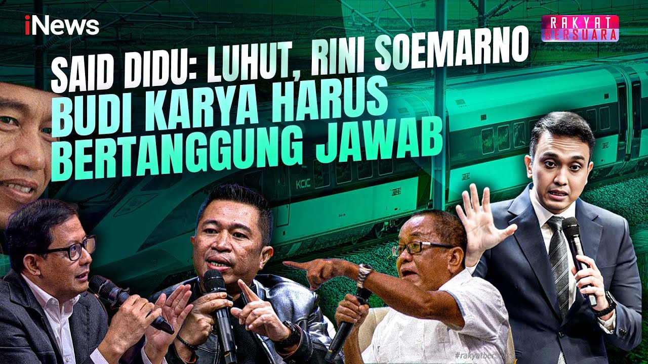 Panas! Said Didu: Luhut Sebut Whoosh Busuk, Kenapa Dilanjut? | Rakyat Bersuara 21/10