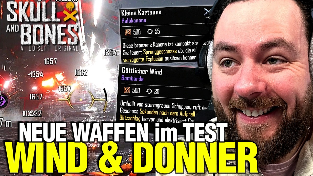 Neue Waffen im Test: Göttlicher Wind OP? Kleine Kartaune enttäuscht! | Skull and Bones