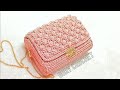 شنطة كروشيه بغرزه الفشاره/вязаная сумка/crochet bag/bolso de ganchillo/tığ işi çanta/크로 셰 가방/merenda