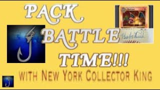 POKEMON Pack Battle with NEW YORK COLLECTOR KING!!