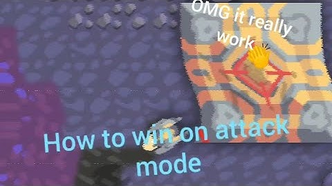 How to win attack mode fast on mindutry (nutshell)