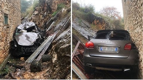 Makina del nga rruga e "Kishës së Laçit" dhe 'fluturon' në...