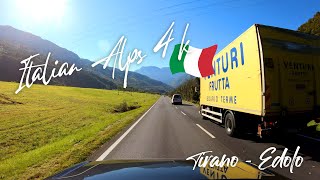 Driving in the Italian Alps 4K Tirano - Aprica - Edolo - Forno Allione