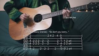 How to Play The Way - Sam Kim/Ariana Grande - Guitar Tabs