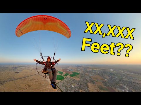 Electric Paramotor MAX ALTITUDE Test!