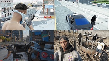 RUST Wipes Seaside at Construction Site - Day 4 of War (ALL POV) | GTA RP NoPixel