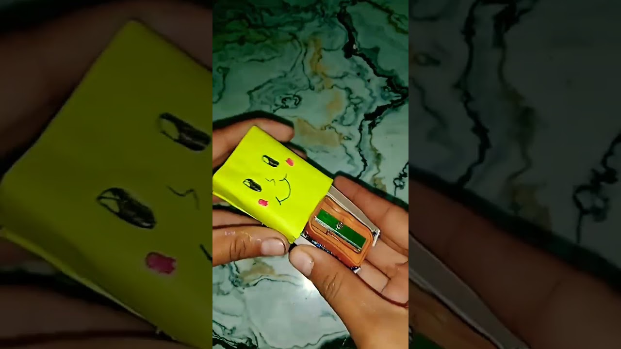 easy diy from matchbox | eraser and sharpener in 1 || 