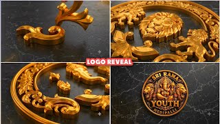 AI Ganesh 3D cinematic logo reveal animation editing | Logo reveal ๐ฅ
